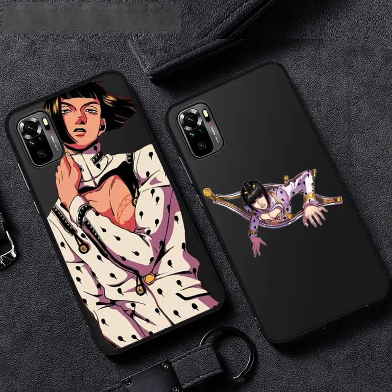

Girls Bruno Buccellati JoJo's Bizarre Phone Case For Xiaomi Mi Redmi Note 8T 9T 9S 9A 10 7 8 9 Lite pro