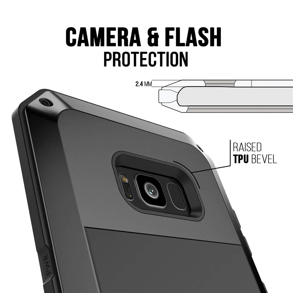 Сверхпрочный защитный чехол из закаленного стекла для samsung Galaxy S10 S10 Plus, противоударный металлический корпус Doom Armor для samsung S10 E S10