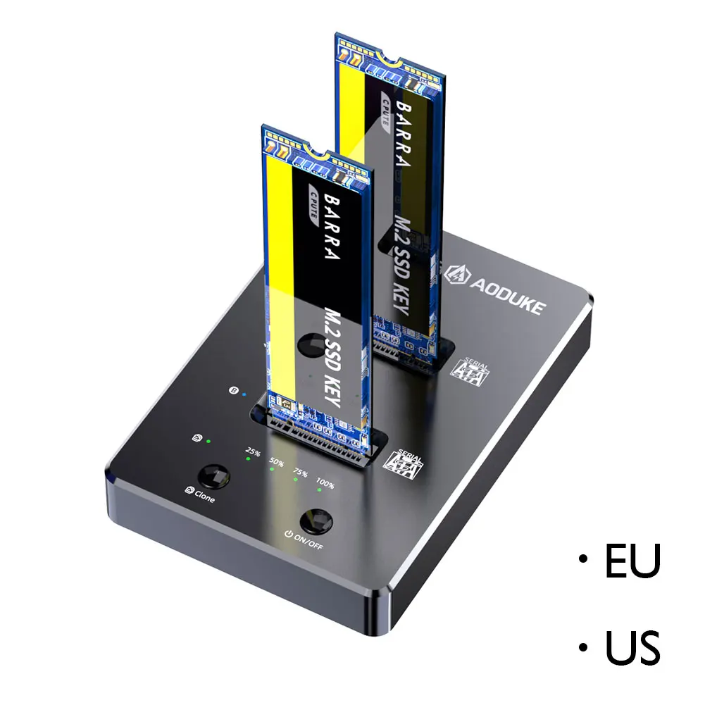 

Док-станция для жестких дисков SSD с разъемом Type C на USB 3,0 м. 2 SATA NGFF