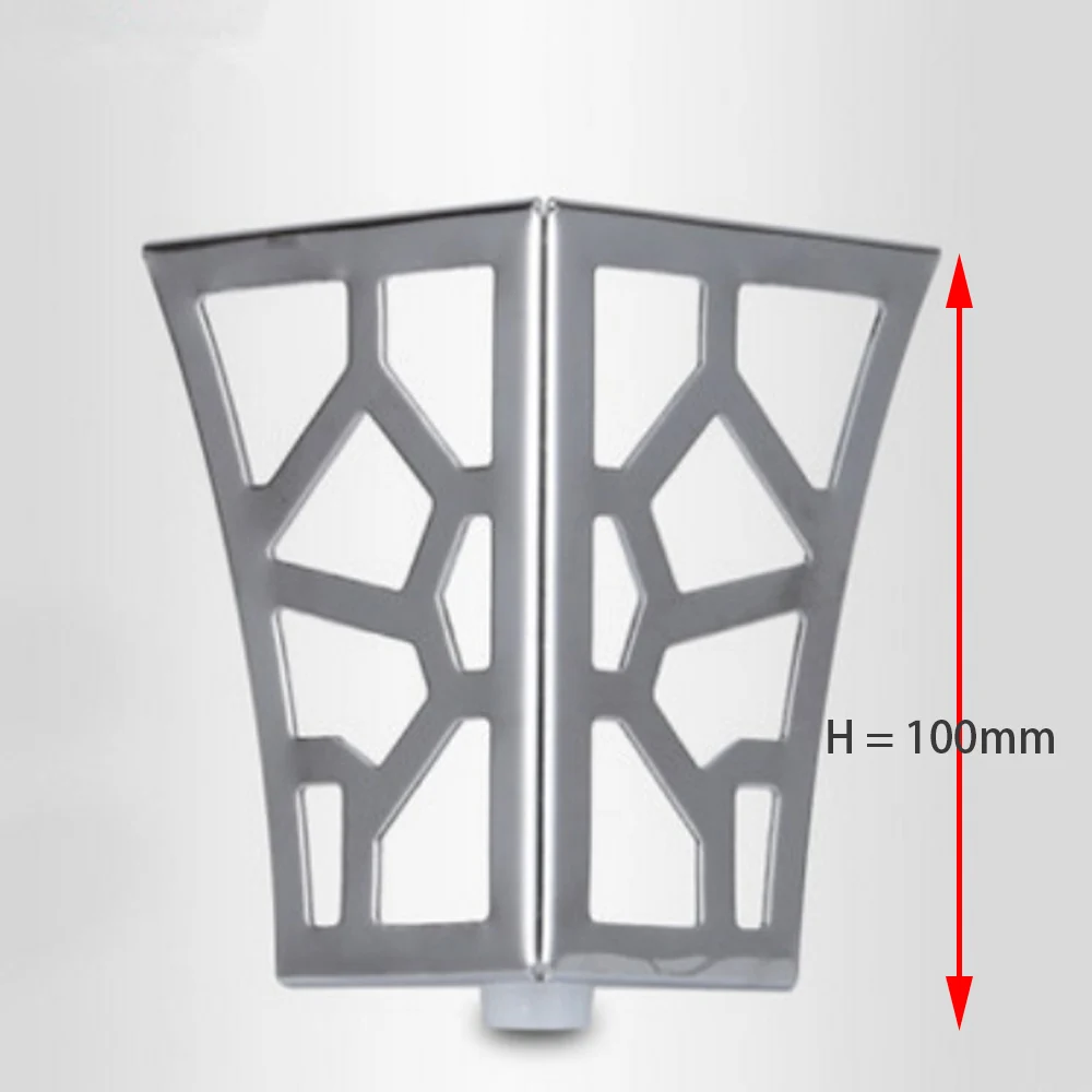 (Комплект из 4 шт.) хромированные ножки для шкафа стола дивана стойки железная