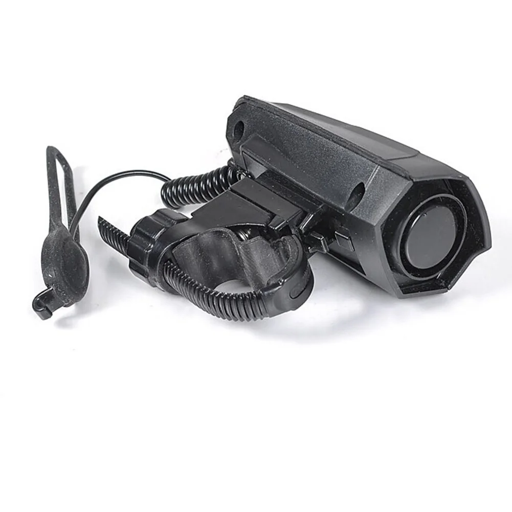 

Plastic Riding Safety 110dB Battery Powered Durable Loud Cycling Black Outdoor Easy Install Bike Horn