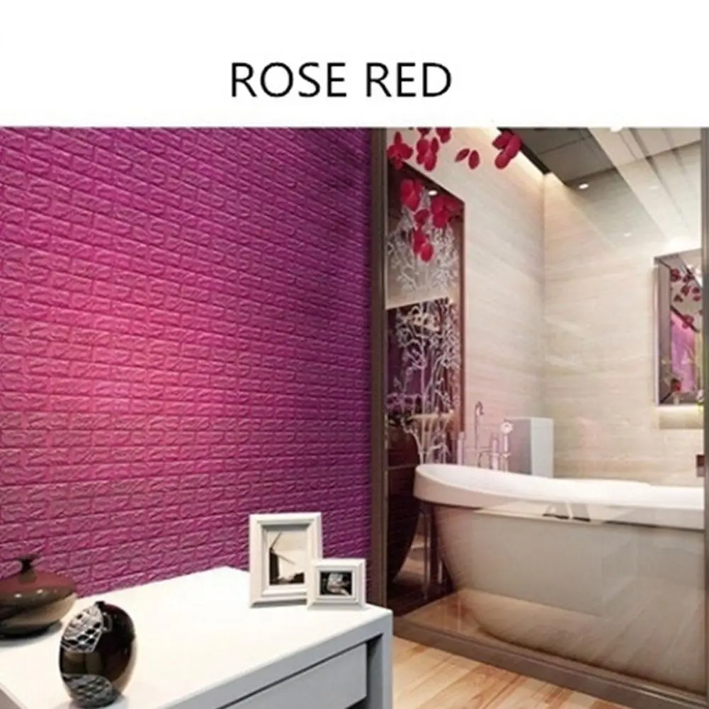 3D наклейка с имитацией кирпичной стены Декор для спальни водонепроницаемые