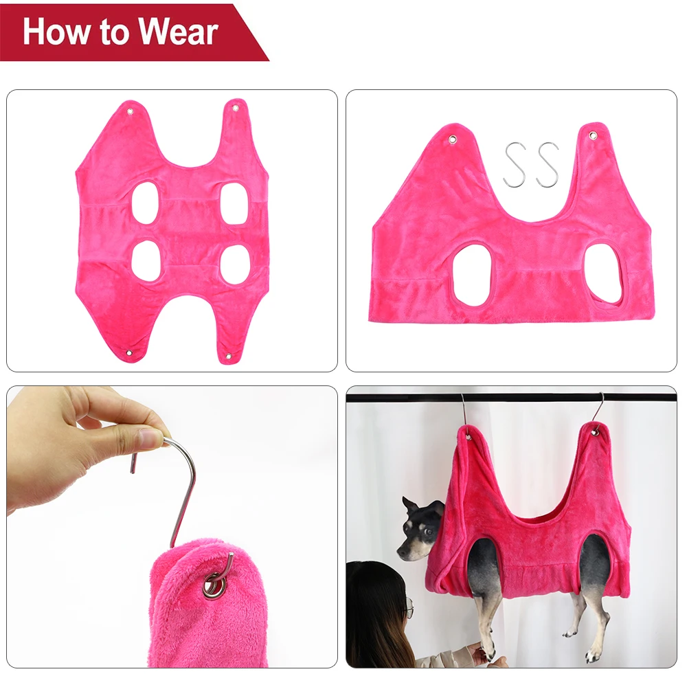 

Pet Groomings Hammock Convenient For Bathing Nail Trimming For Dog Cat FBS889