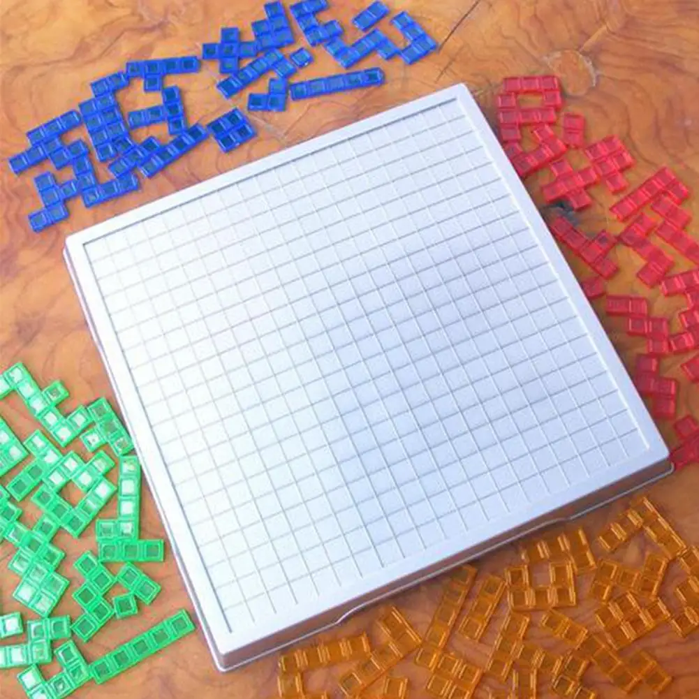 Настольная игра стратегическая Blokus развивающие игрушки 484 площадей легкая для