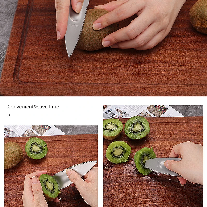 Многофункциональный нож из нержавеющей стали 304 для киви фруктовая ложка