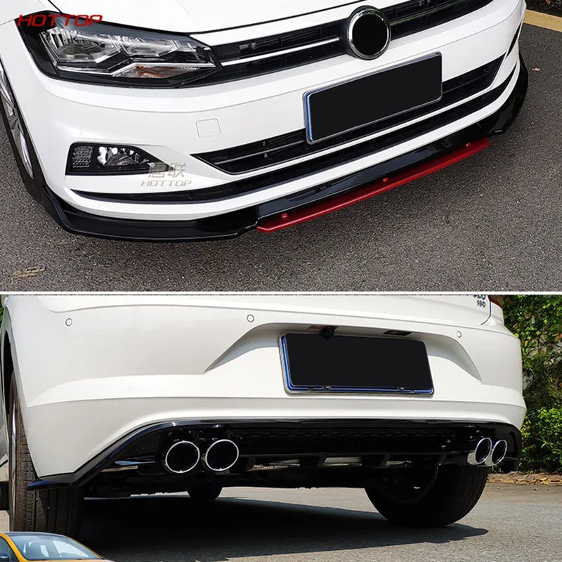 Крышка переднего бампера нижняя отделка губ Диффузор губа на задний бампер