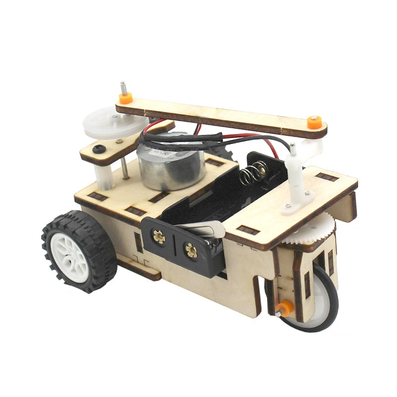 Механический автомобиль трехколесный велосипед сделай сам детские научные