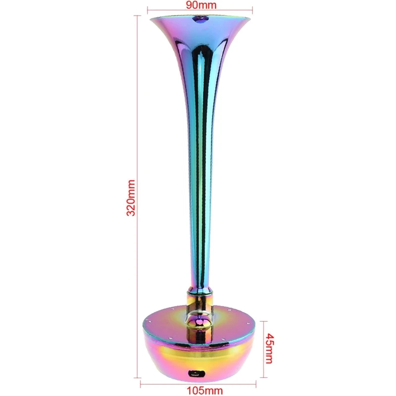 126дб Автомобильный Универсальный супер громкий цветной металлический воздушный