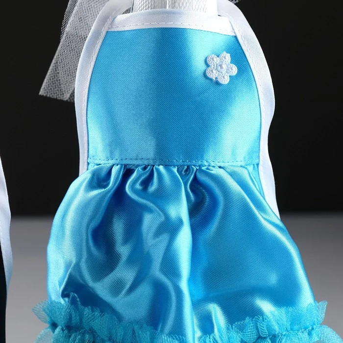 Украшение на шампанское &quotСвадебный вальс&quot бирюзовое 2698986 |