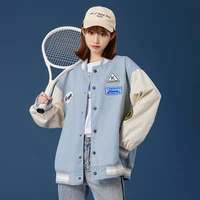 bomber jacket women baseball uniform trendy korean versatile pretty youth autumn coat harajuku streetwear vintage clothing