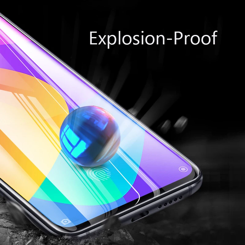 Lainergie для Xiaomi mi 9 Lite закаленное стекло Полный Клей ударопрочный экран протектор A3