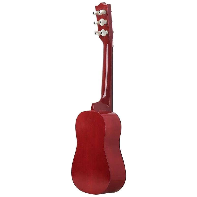 

21 Inch 6-String Small Mini Guitar Basswood Guitar with Pick Strings Musical Instruments Toy for Children Kids Gift