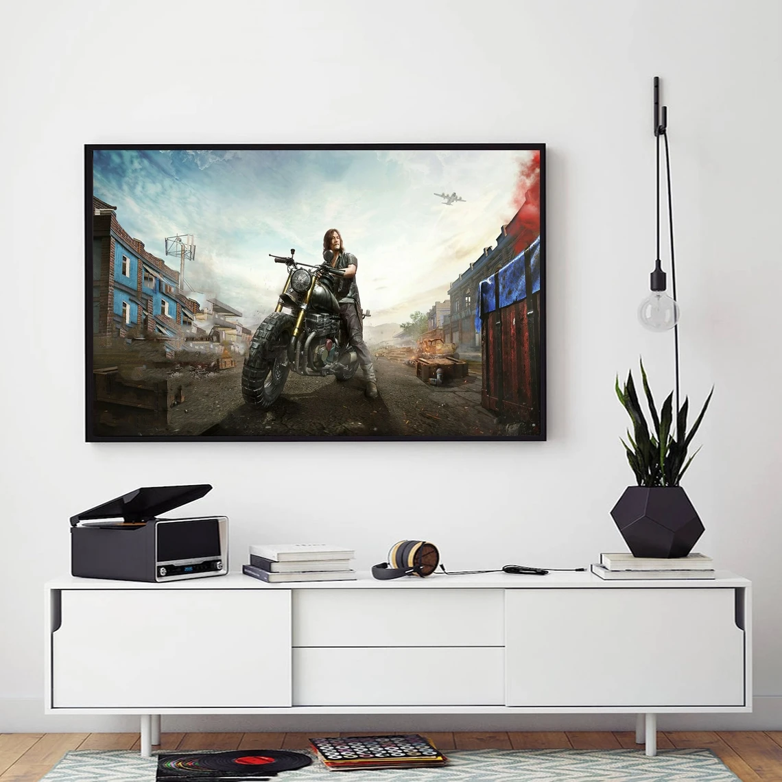 Постер для видеоигр Дэрил Диксон Ходячие мертвецы Художественная Картина на