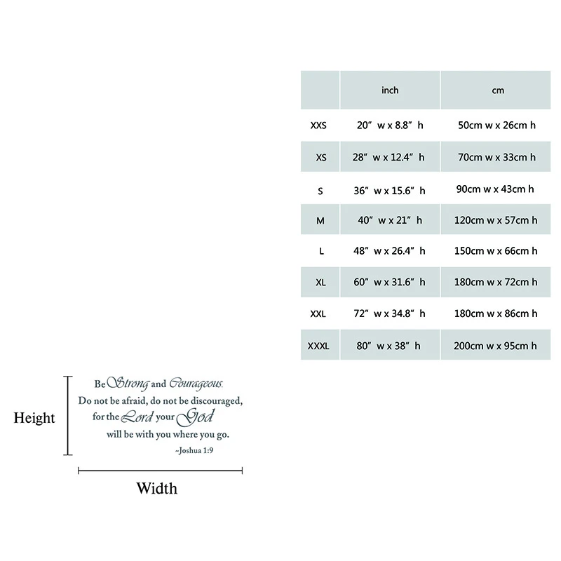 Виниловая наклейка на стену Be Strong с цитатами|Наклейки стену| |