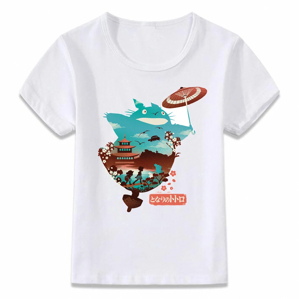 

Kids Clothes T Shirt My Neighbor Totoro Kaiga Artwork Boys Girls Toddler Tee ooo132