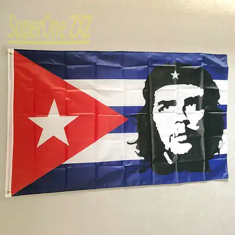 Бесплатная доставка, ФЛАГ КУБЫ ZXZ 90x150 см, герой кубинской революции, флаг че Эрнесто Гевары