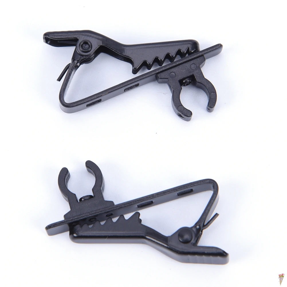 

Universal Metal Mini Microphone Lapel Tie Clip For Clip Microphone Mic Replacement Cable Clip for Lapel Lavalier Mic For iPhone
