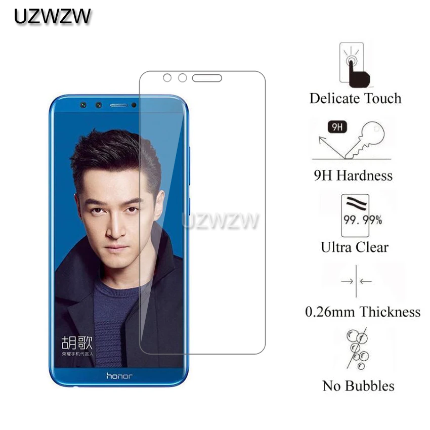 Закаленное стекло премиум класса 9H 2.5D для Honor 9 Lite закаленное защита экрана
