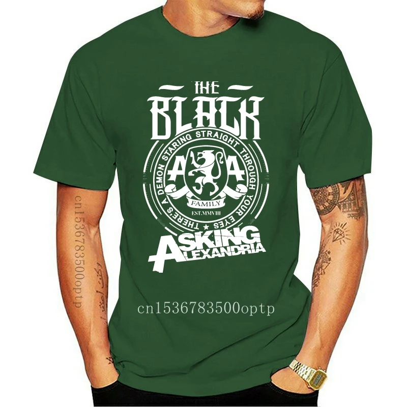 

New Asking Alexandria 2021 Hot T Shirt Vegan T Shirt Men Cotton Crewneck Oversize Short Sleeve Custom T Shirts For Boys