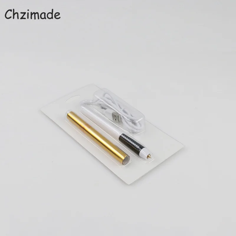 Chzimade USB Мощность нагрева горячей воды ручка для стемпинга Фольга машина