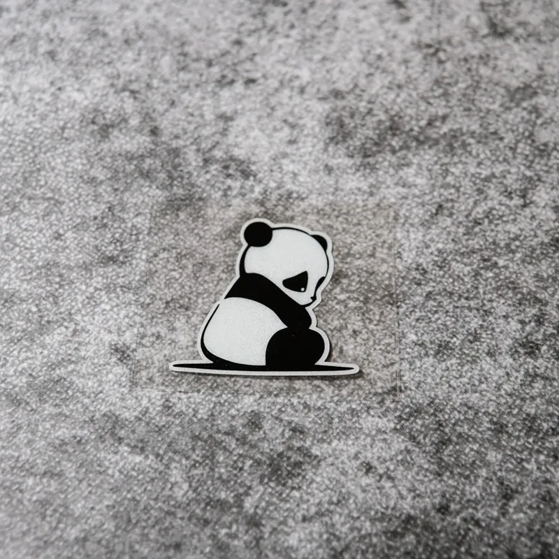 Светоотражающие автомобильные наклейки с пандой № 078 GalonDeco JDM