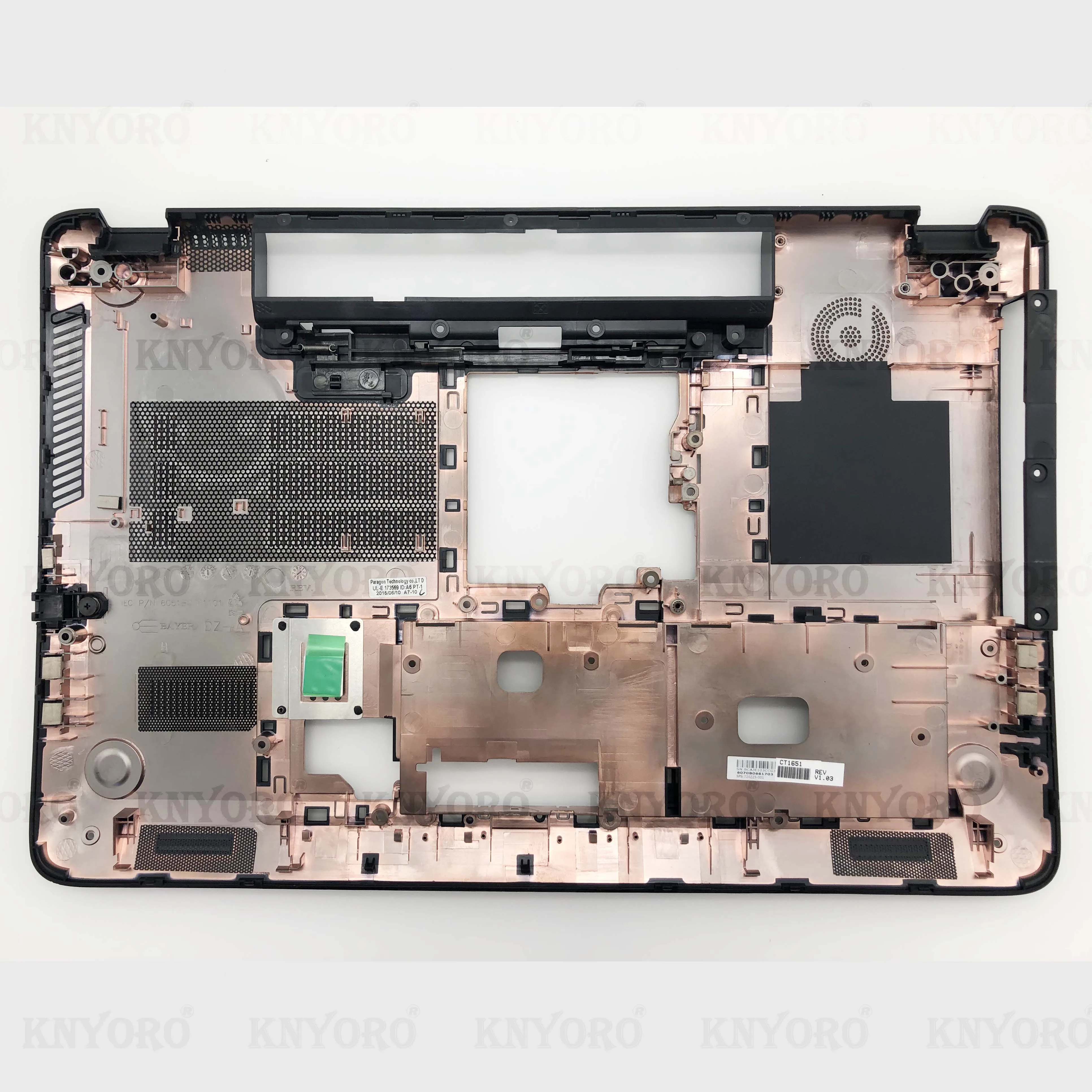 Нижний чехол для ноутбука, пластиковый чехол для hp Envy17 Envy 17-J 17-j000 серии 1" 736476-001 720225-001 6070B071280 - Цвет: USED     95NEW