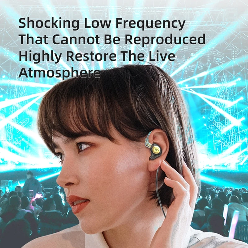 

2021 New 918A Phone Earbuds Headphones Kz EDXpro Dynamic with Microphone Noise Cancelling Volume Control Semi-in-ear Headphones