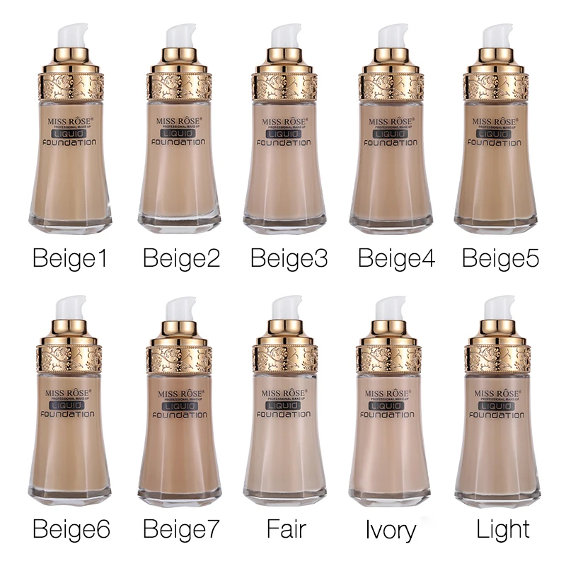 Miss Rose основа для лица макияж Жидкая Основа полное покрытие увлажняющая