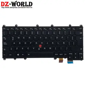 new original las latin spanish backlit keyboard for lenovo thinkpad yoga 260 20fe laptop 00pa127 00pa209 free global shipping