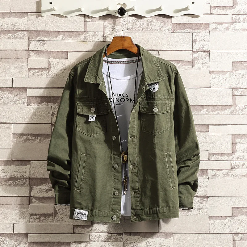 

Jackets 6XL Baggy Black Cotton Autumn Streetwear Fashion Army Green Hip Hop College Military Style Coat Japan Bomber Jacket Men
