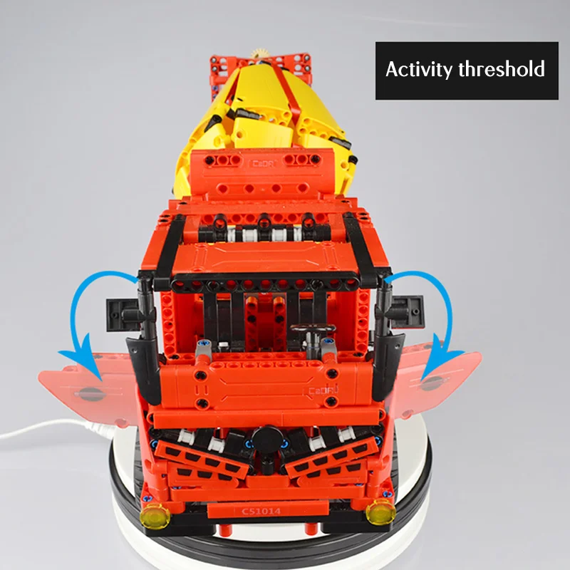 815 шт RC город миксер грузовик автомобиль строительные блоки техника