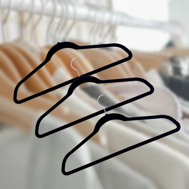 1 шт. Нескользящие бархатные вешалки костюм вешалка ультра тонкий экономия