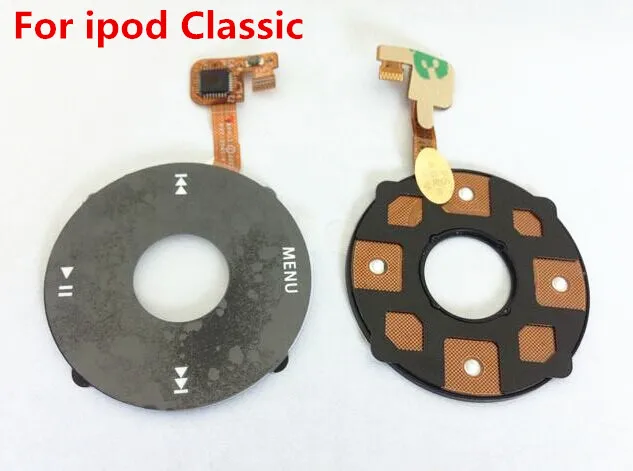 Нажмите колеса для iPod классический черный Цвет колесико нажмите колеса гибкий ленточный кабель для iPod Classic 6th 7th gen 80 ГБ 120 160