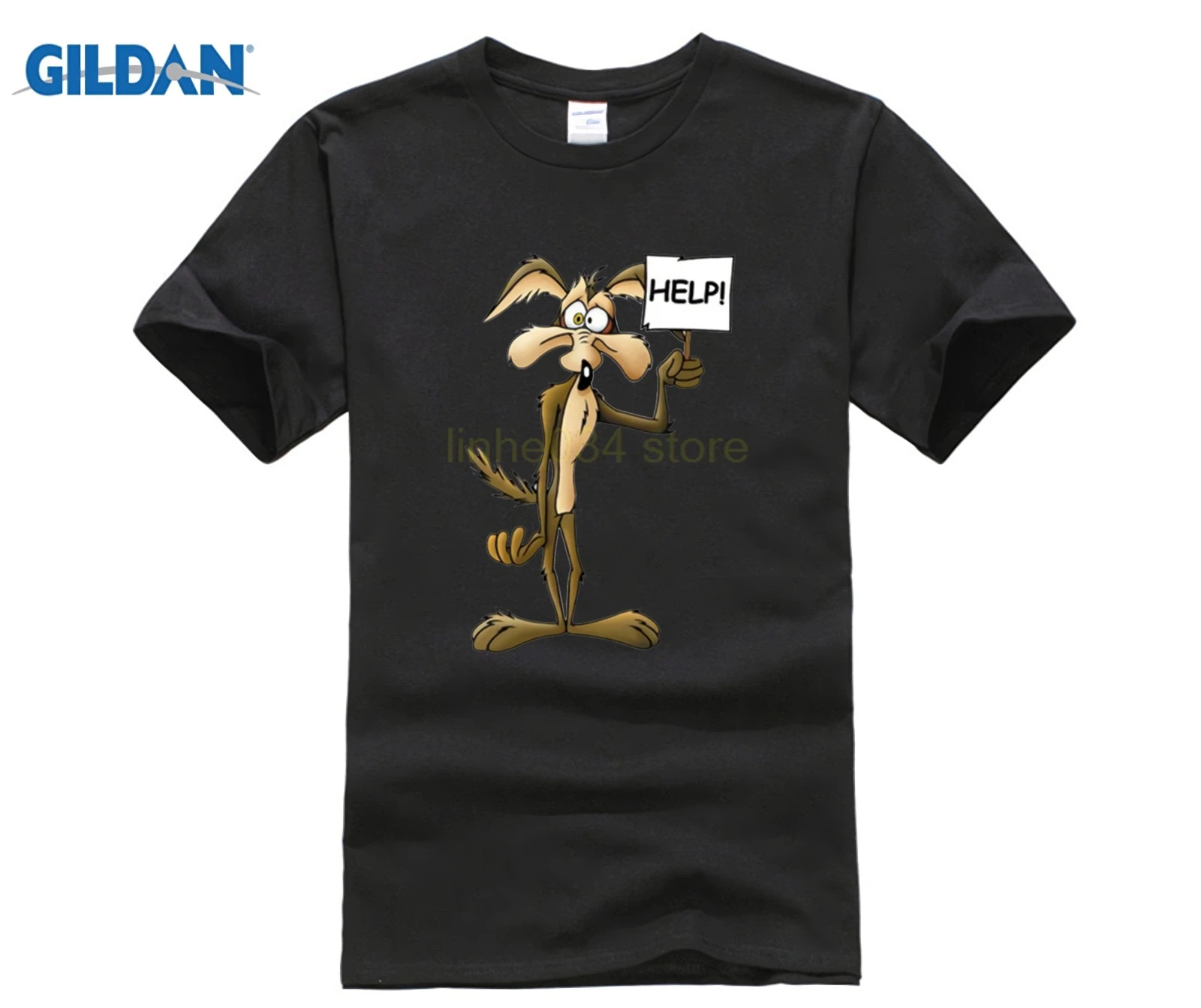 Wiley Coyote футболка Looney Tunes Road Runner мультфильм фильм Забавный Новый из нас|Мужские