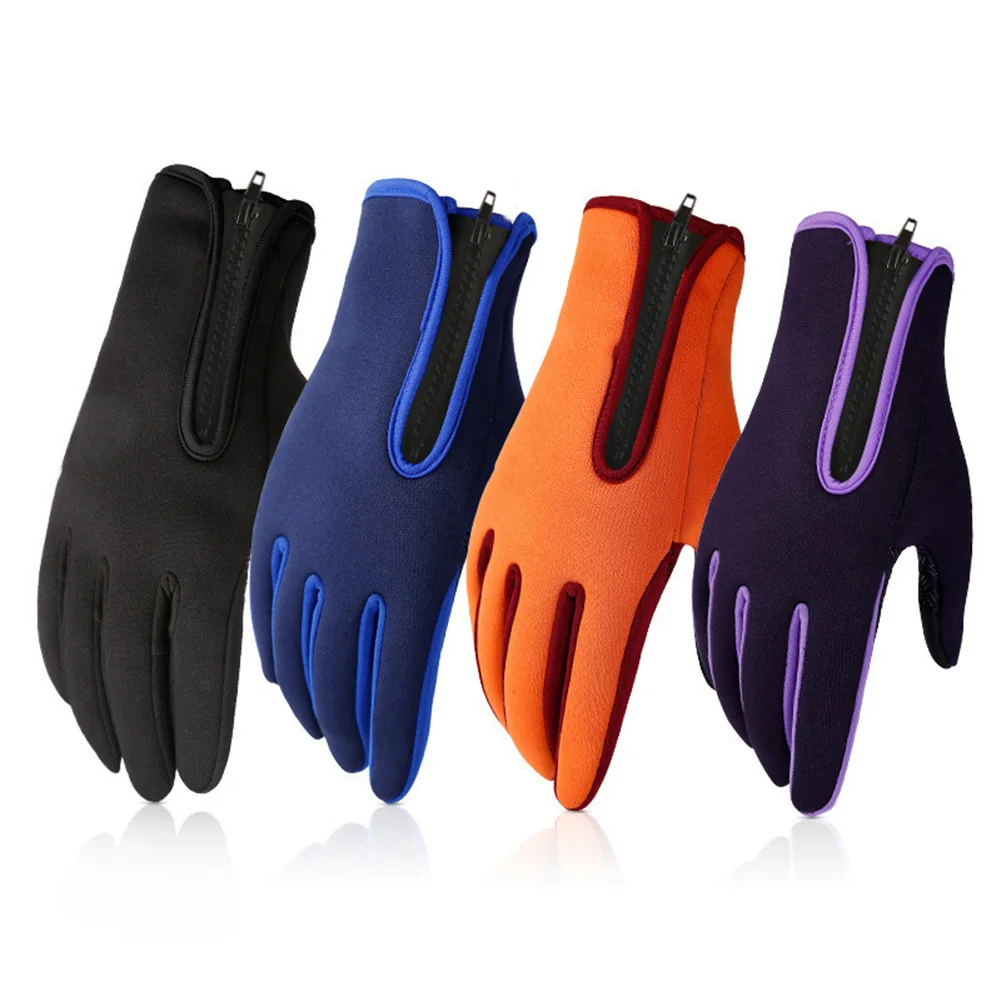 Унисекс водонепроницаемые перчатки толстые зимние теплые для верховой езды