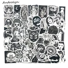 100 шт.упак. смешанные в готическом стиле, Классический ужас наклейки для автомобиля ноутбука Чемодан для телефона на мотоцикл игрушка для скейтборда Дневник для домашнего декора