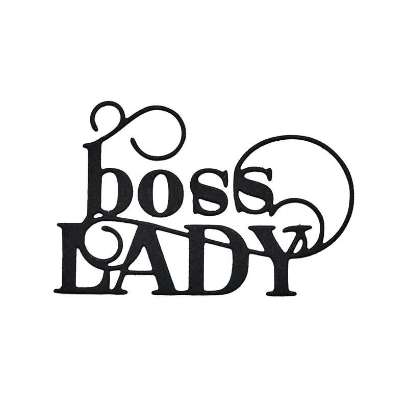 Металлические Вырубные штампы Kokorosa Boss Lady Letter Word Новинка 2019 для изготовления
