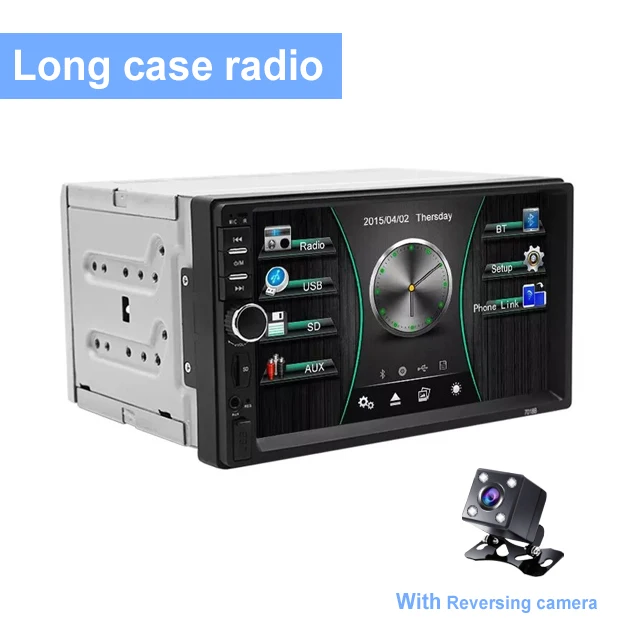 Автомагнитола 2 Din 7 дюймов стерео управление рулевым колесом MirrorLink Bluetooth FM MP4 MP5