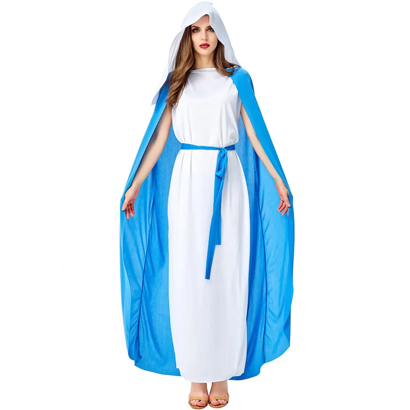 Женское платье для косплея богини женское с рисунком на Хэллоуин карнавала