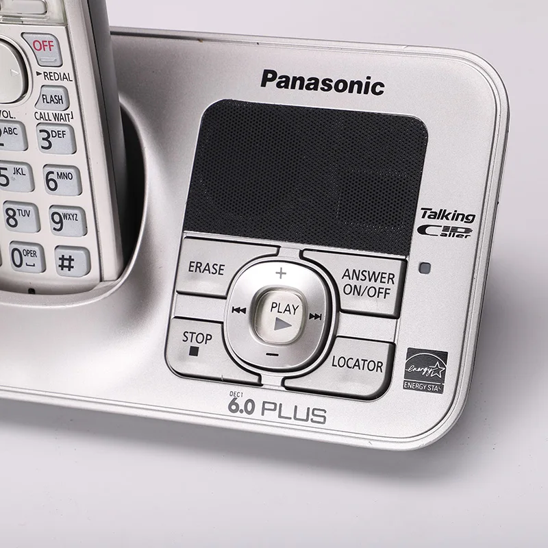 dect6 0 wireless telephone handset cordless phone with answer system handfree internal intercom english spain language for home free global shipping