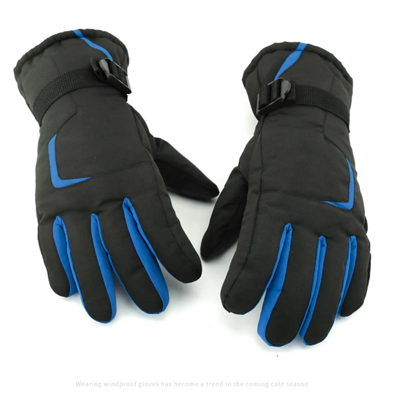 Ветрозащитные водонепроницаемые перчатки унисекс для катания на лыжах и