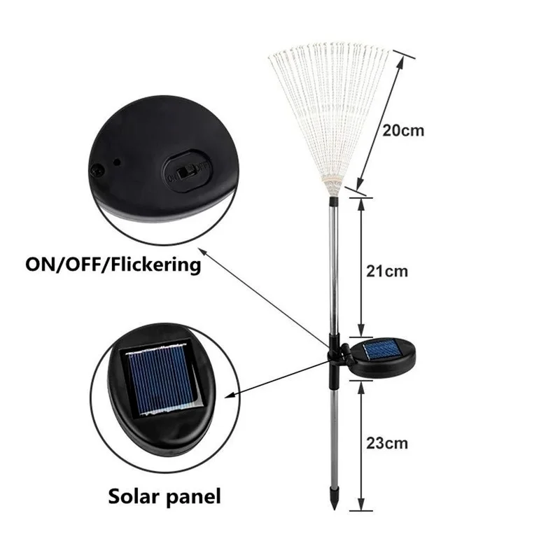 

Solar Firework Lights Outdoor Waterproof Powered Fireworks Trees for Walkway Patio Lawn Backyard,Christmas Party Decor