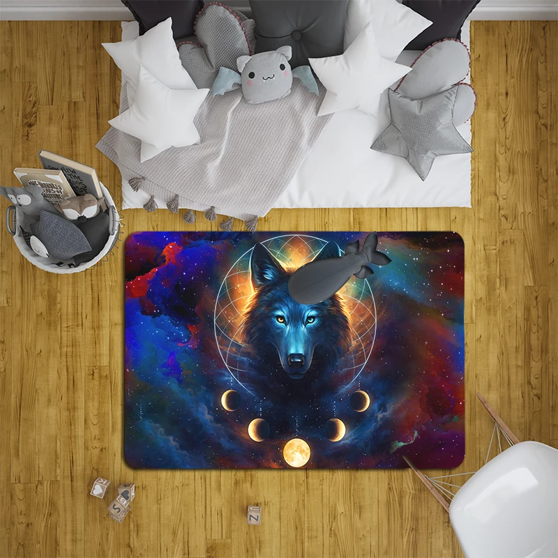 Коврик для входной двери Snow Wolf Противоскользящий коврик кухни ванной гостиной