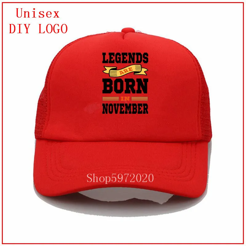 Legends born in November папа шляпа бейсбольная мужская Кепка модный стиль шляпы Черная