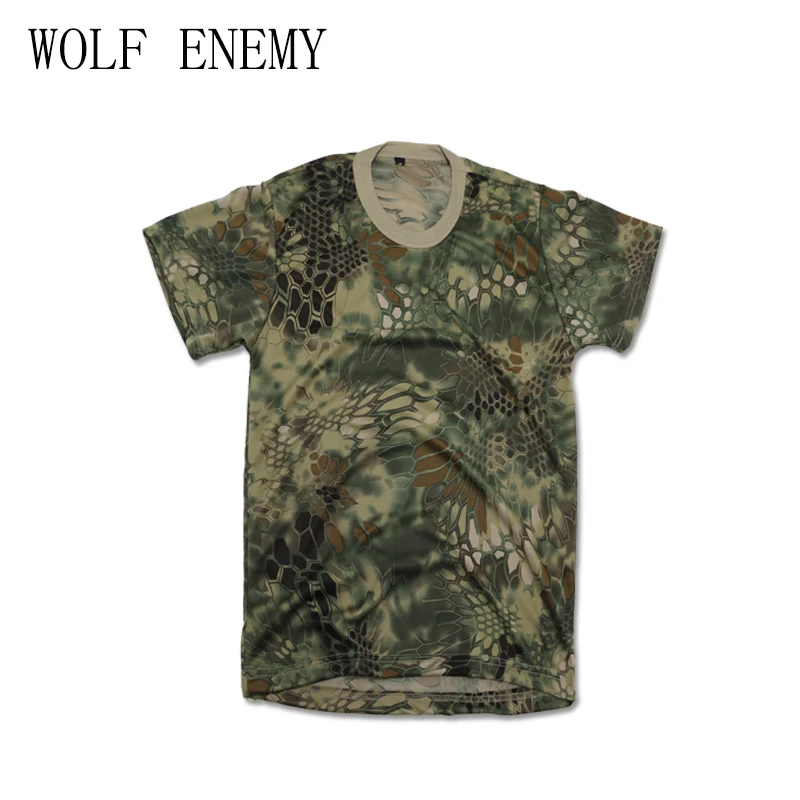 Новинка летняя спортивная Военная тактическая футболка для улицы Мужские