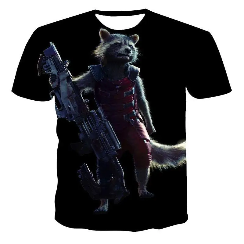 

Новинка 2020, летняя крутая футболка для отдыха с 3d-изображением анимации, 3D-печать, быстросохнущая фотография