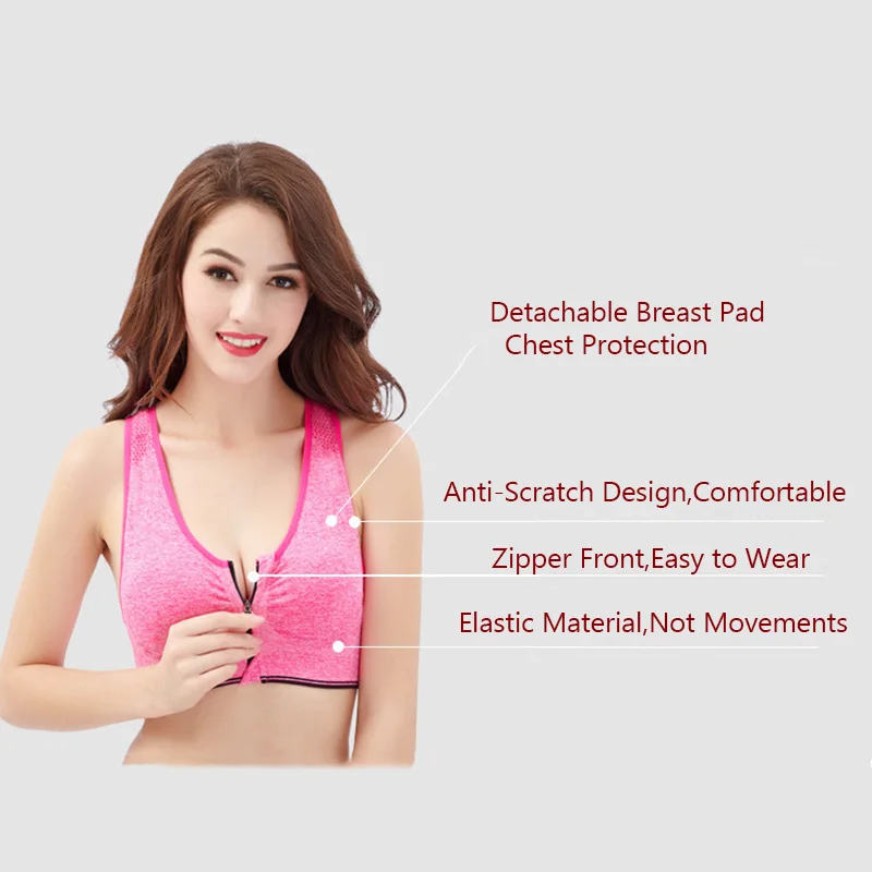 Регулируемый сексуальный бюстгальтер для йоги фитнеса женщин спортивный