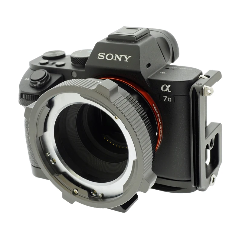 Адаптер PEIPRO PL-E для объектива PL к SONY E-Mount адаптер камеры FS7/FS5/A7R4/A7M3/R3/A9/R2/S2/M2/A7/A6000 |