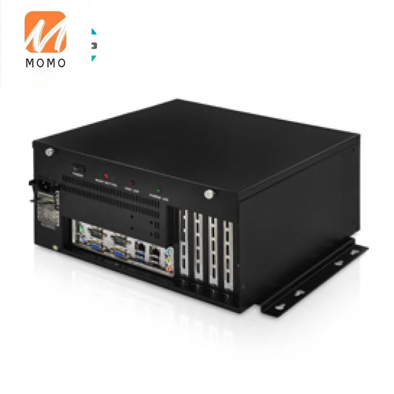 

Black DeskTop/Wall-Mount Industrial Computer Chassis