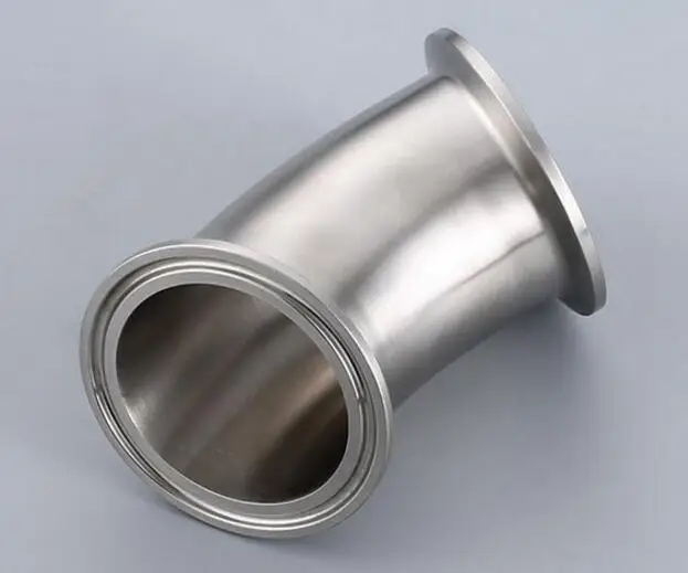 

Free shipping 3''(76mm) Sanitary Tri Clamp 45 Degree Elbow SS 304